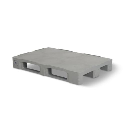 Palette alimentaire 120x100 3 semelles - plancher plein - BAC-LAND PACK