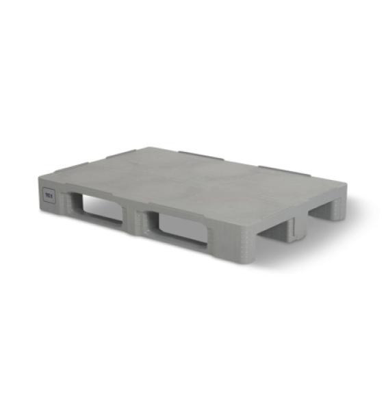 Palette alimentaire 120x100 3 semelles - plancher plein