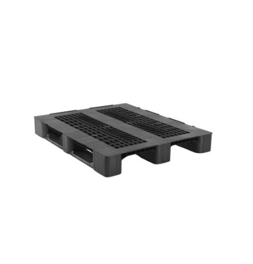 Palette plastique 1200x1000 3 semelles Plateau ajouré - BAC-LAND PACK