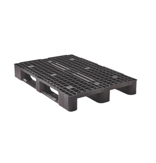 Palette plastique médium 1200x800 Plateau ajouré 3 semelles - BAC-LAND PACK