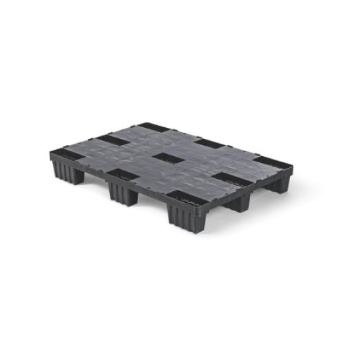 Palette ajourée légère emboitable 1140x760 plateau plein - BAC-LAND PACK