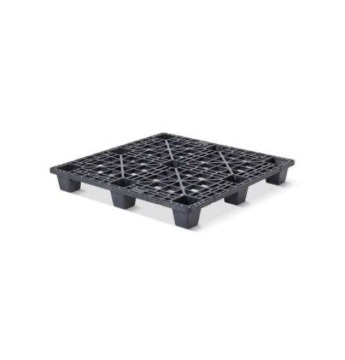 Palette plastique légère ajourée 1200x1200 9 plots emboîtables - BAC-LAND PACK