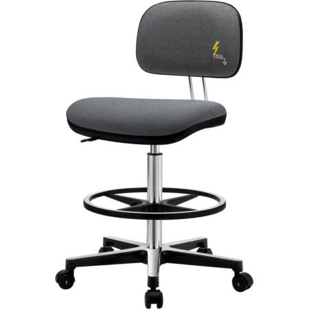 Achat Chaise pour salle blanche à repose pieds Work - GREF 234 (GRE)
