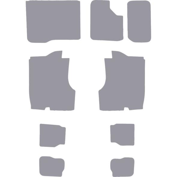 Kit Fourgon complet contreplaqué gris - Vito long (L2)