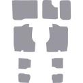 Kit Fourgon complet contreplaqué gris - Vito long (L2)