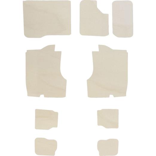 Kit de protection peuplier naturel Ford Transit (L2H2) sans plancher - HABRIAL MANUTENTION Dpt AUTO EQUIPEMENT