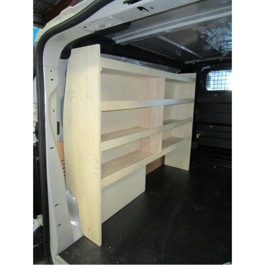 Etagères gauches en bois Fourgon Expert Long Jumpy Scudo Vivaro Proace (L3) - HABRIAL MANUTENTION Dpt AUTO EQUIPEMENT