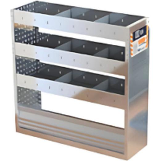 Etagères aluminium Utilitaires légers - gauche - HABRIAL MANUTENTION Dpt AUTO EQUIPEMENT