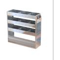 Etagères aluminium Fourgons Utilitaires moyens - côté droit