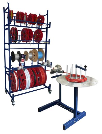 Enrouleur de câble manuel à plateau horizontal SPIRO H1 - CABLE EQUIPEMENTS