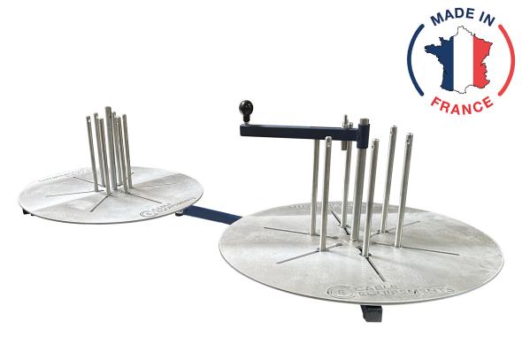 Achat Enrouleur Dérouleur de câble manuel 2 plateaux - Bobine et couronne