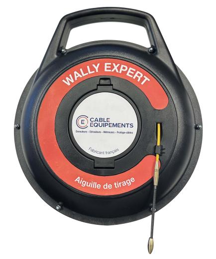 Aiguille tire câble fibre de verre à enrouleur WALLY EXPERT - CABLE EQUIPEMENTS
