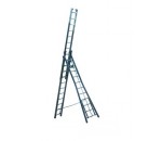 Echelle 3 plans transformable à coulisse - ABA ECHELLES