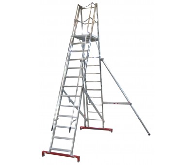Achat Grand escabeau pliant à stabilisateurs MarchABA