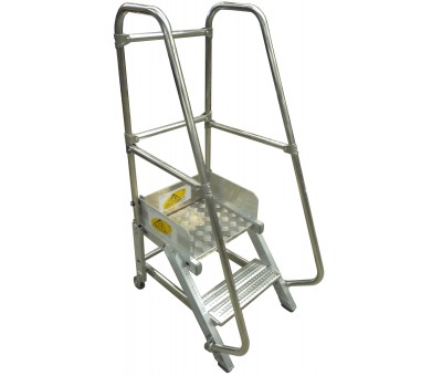 Achat Estrade aluminium à double rampe et garde corps frontal Réf. 2067-2F