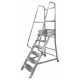 Vente Estrade aluminium à double rampe et garde corps frontal Réf. 2067-2F (ABA ECHELLES)