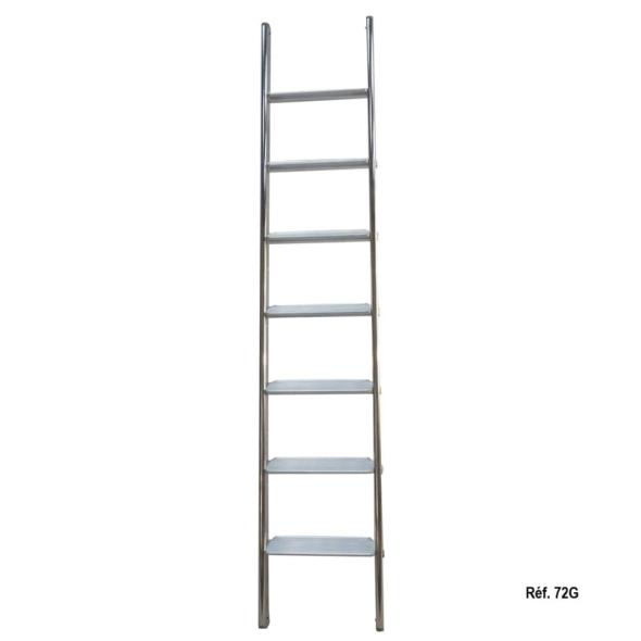 Échelle à marches type meunier en aluminium Réf. 72G