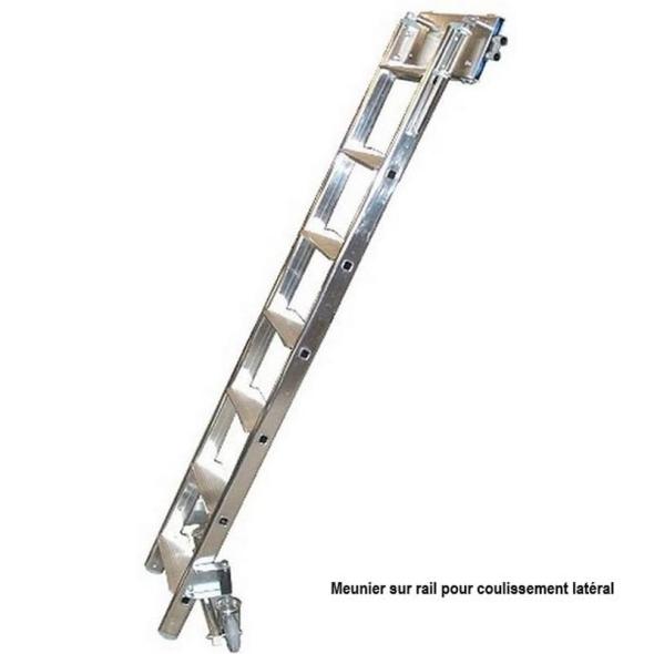Prix Échelle à marches type meunier en aluminium Réf. 72G