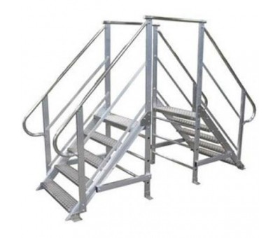 Passerelle aluminium spéciale à enjamber les convoyeurs Réf. PF2 SP-S