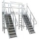 Passerelle industrielle alu pour ligne de convoyage Réf. PF2 SP-P