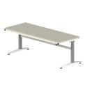 Table de travail réglable en hauteur - mélaminée à réglage électrique