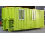Conteneur de stockage sur berces - COURANT CONSTRUCTEUR