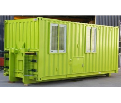 Conteneur de stockage sur berces