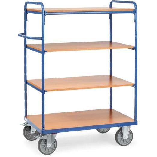 Chariot étagère roulante à plateaux réglables en hauteur - AVMD