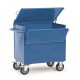 Chariot caisse fermable en tole