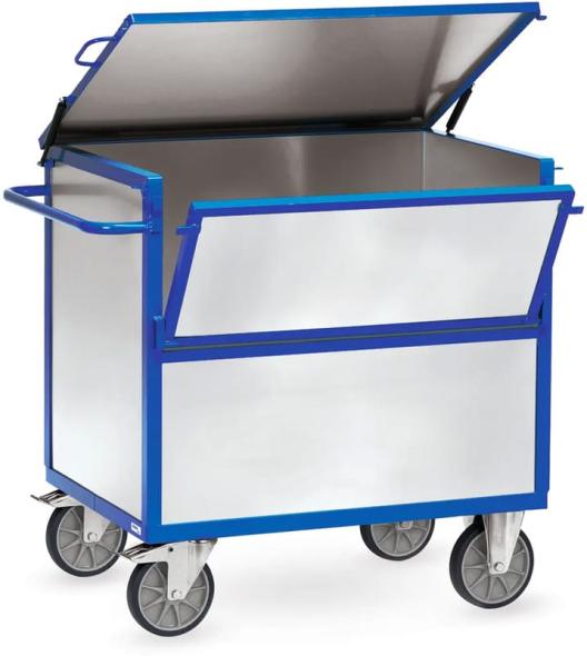 Vente Chariot caisse fermable en tole (AVMD)