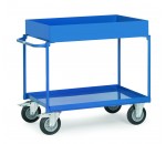 Chariot métallique avec bac tôle - AVMD