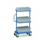 Chariot porte bac 3 bacs - AVMD