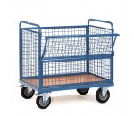 Chariot grillagé à demi porte - AVMD