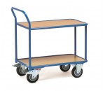 Chariot table roulante 2 niveaux pour magasin et entrepot - AVMD