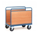 Chariot à ridelles panneaux bois - AVMD
