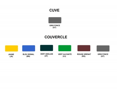 Achat Conteneur poubelle 660 litres pour déchets