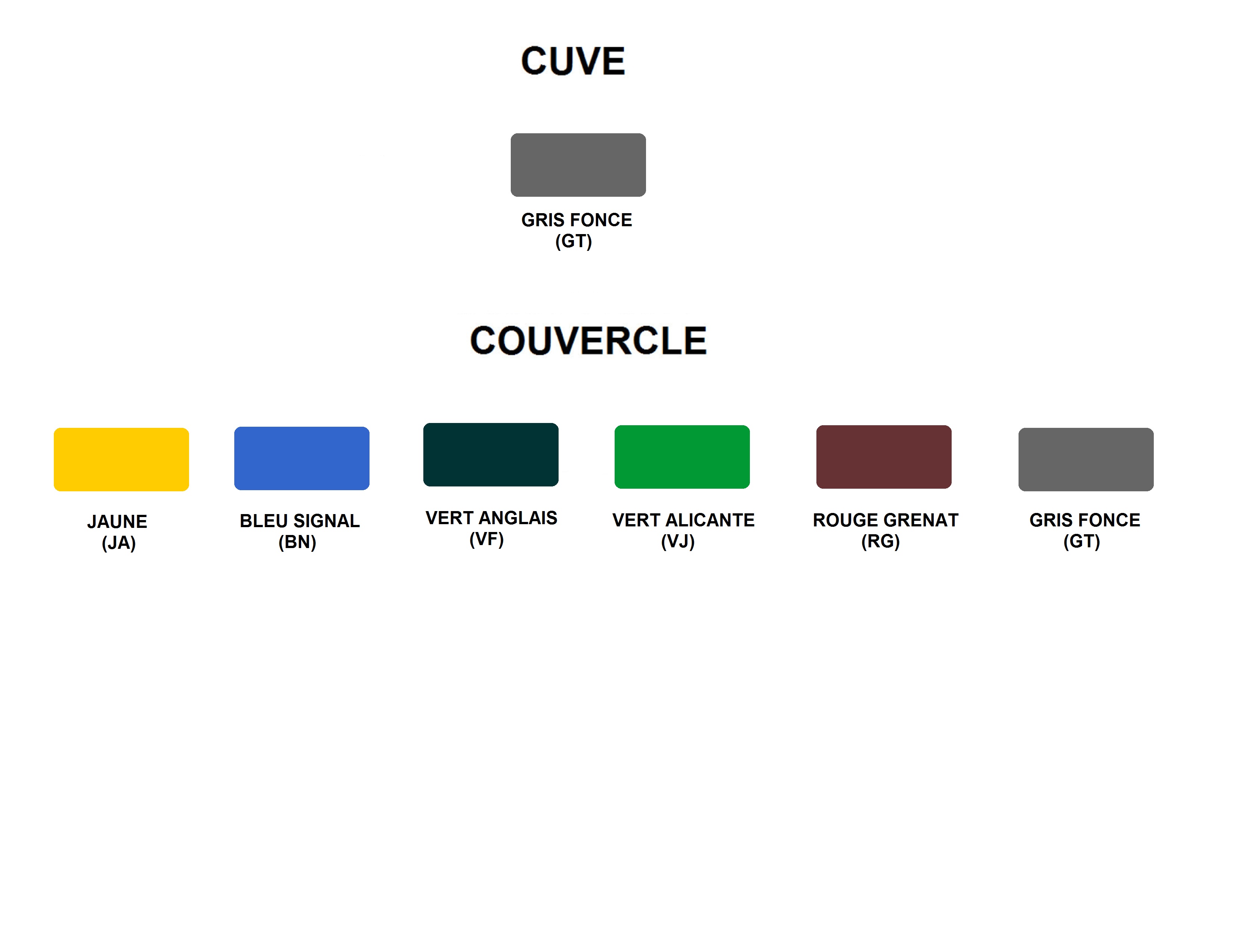 Conteneur déchets 1000 litres gris 56660 Barre ventrale Sans