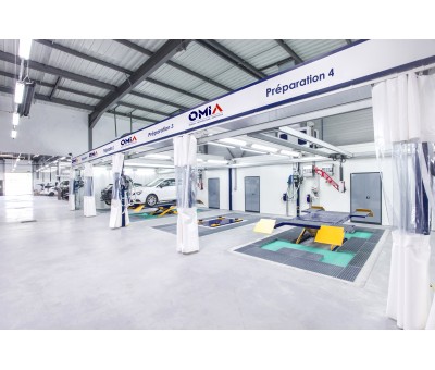 Achat Aire de préparation des fonds avant peinture en carrosserie