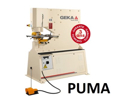 Poinçonneuse hydraulique PUMA pour profil U I L et tôle