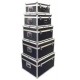 Malle de transport structure aluminium