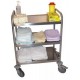 Desserte inox 3 niveaux