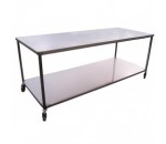 Table de travail inox 2 niveaux - SANCHEZ