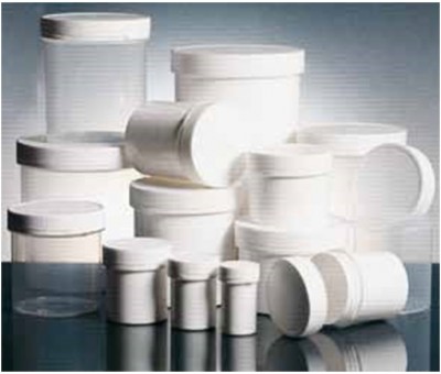 Pot plastique vissant inviolable