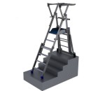 Plateforme individuelle roulante pliante télescopique Réf. PIR150R - ABA ECHELLES