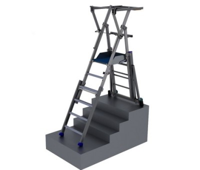 Plateforme individuelle roulante pliante télescopique Réf. PIR150R