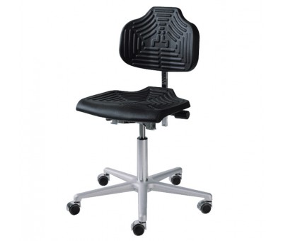 Chaise d'atelier à roulettes ergonomique
