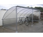 Abri 2 roues à toit arrondi AR - ATELIERS LETORT