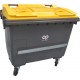 Barre ventrale pour conteneur roulant 4 roues