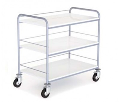 Achat Chariot 3 niveaux à plateaux mélaminés