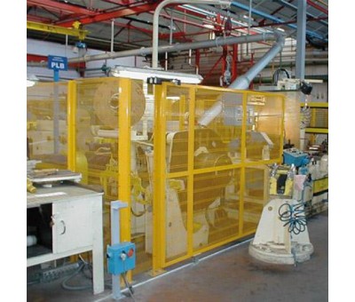 Cloison grillagée de protection machine sur mesure